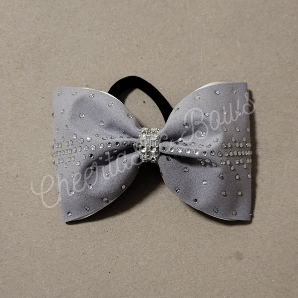 Tailless Bow Samt Strass Variante I