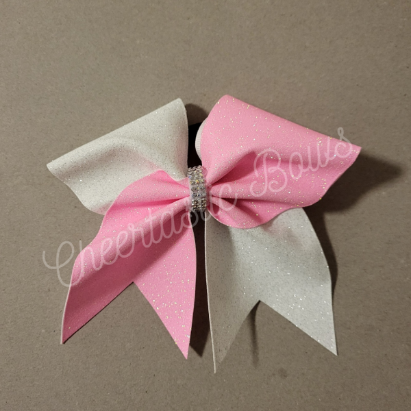 CheerBow Glitzer zweifarbig